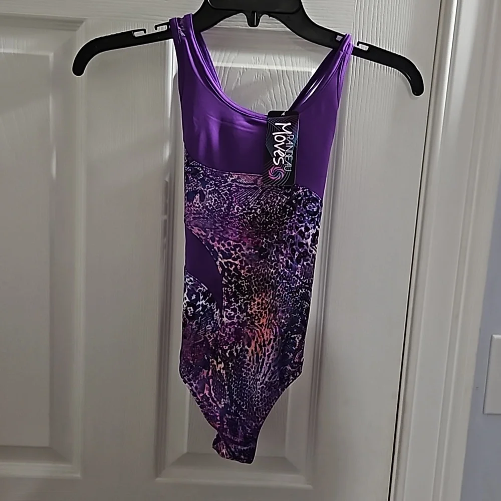 Sz Small New w/ tags Criss Cross Back, One Piece Leotard- Dance, Gymnastics!